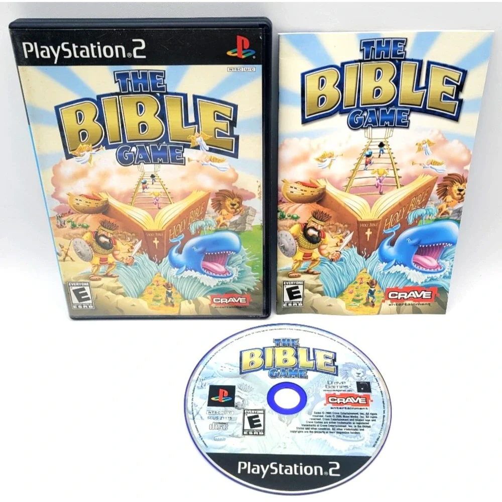 The Bible Game (Sony PlayStation 2, 2005)‎ CIB COMPLETE IN BOX